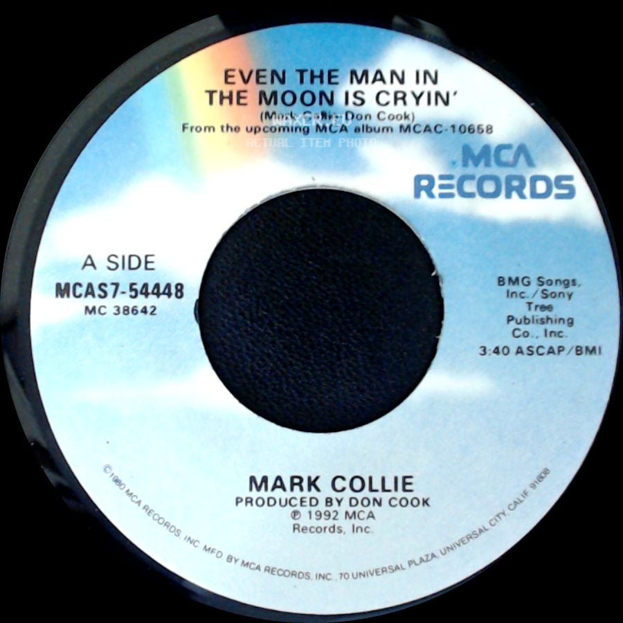 Mark Collie - Even The Man In The Moon Is Cryin' / Trouble's Coming Like A Train side A