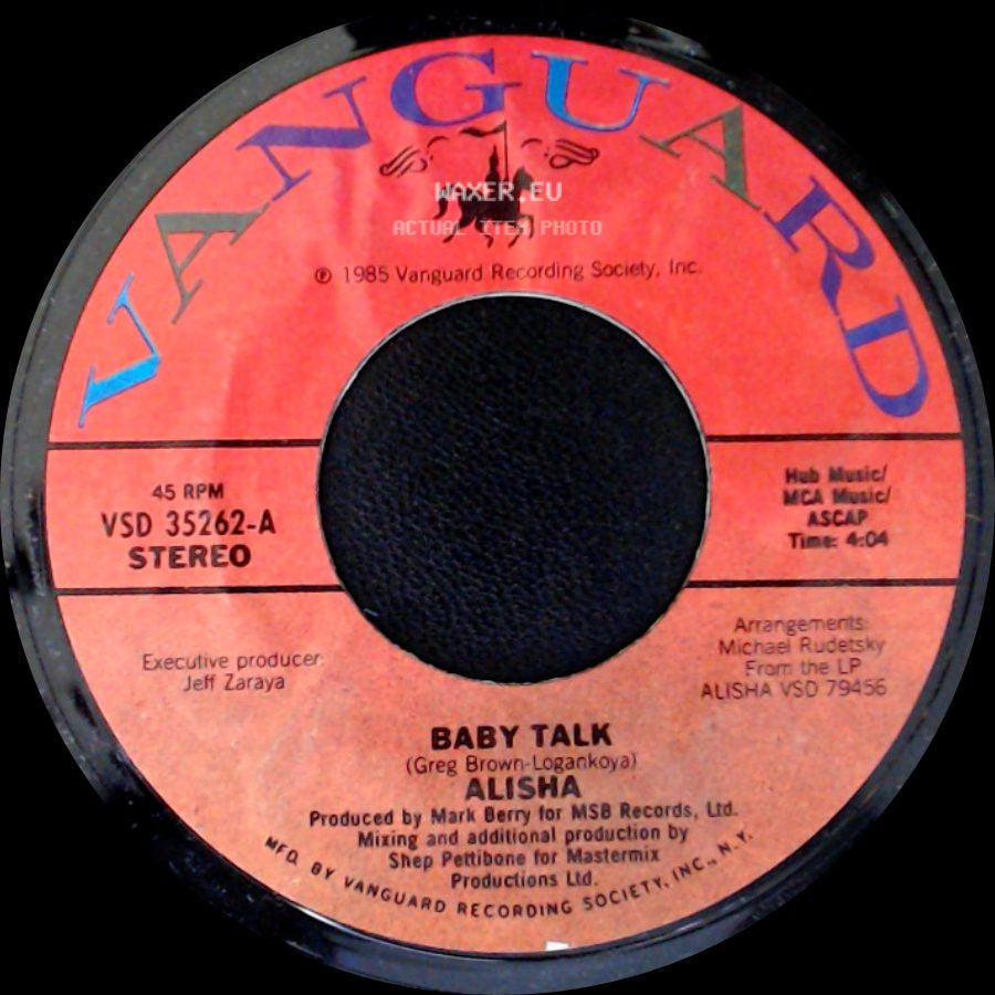 Alisha - Baby Talk / One Little Lie side A