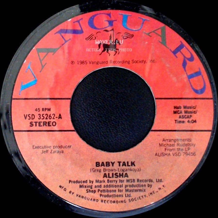 Alisha - Baby Talk / One Little Lie side A