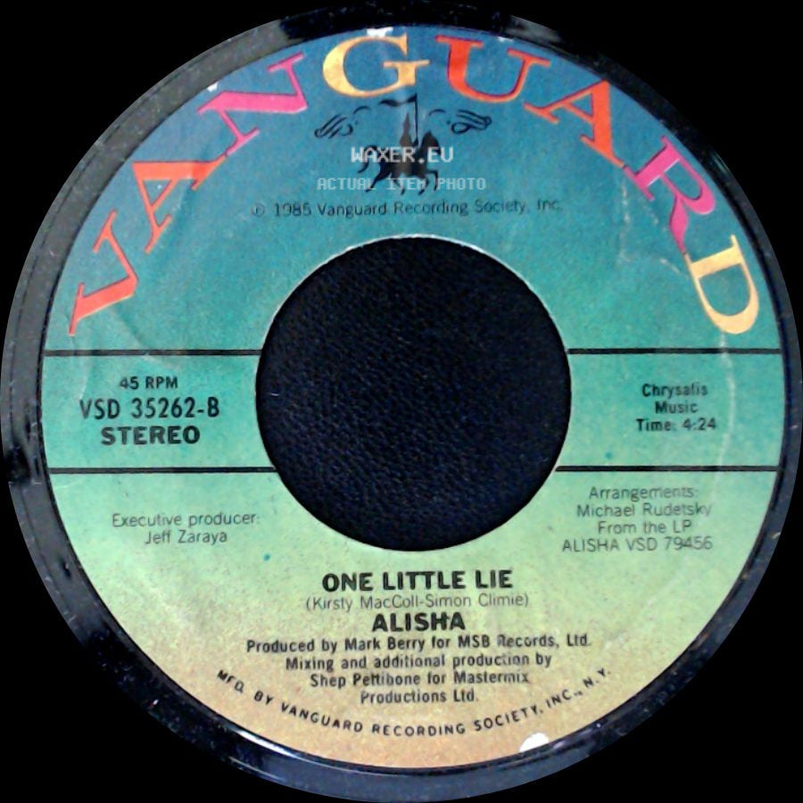 Alisha - Baby Talk / One Little Lie side B