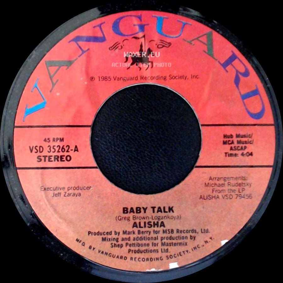 Alisha - Baby Talk / One Little Lie side A