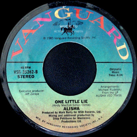Alisha - Baby Talk / One Little Lie side B