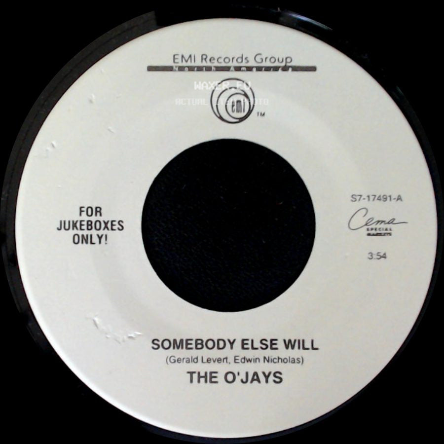 The O'jay's - Somebody Else Will / Decisions side A