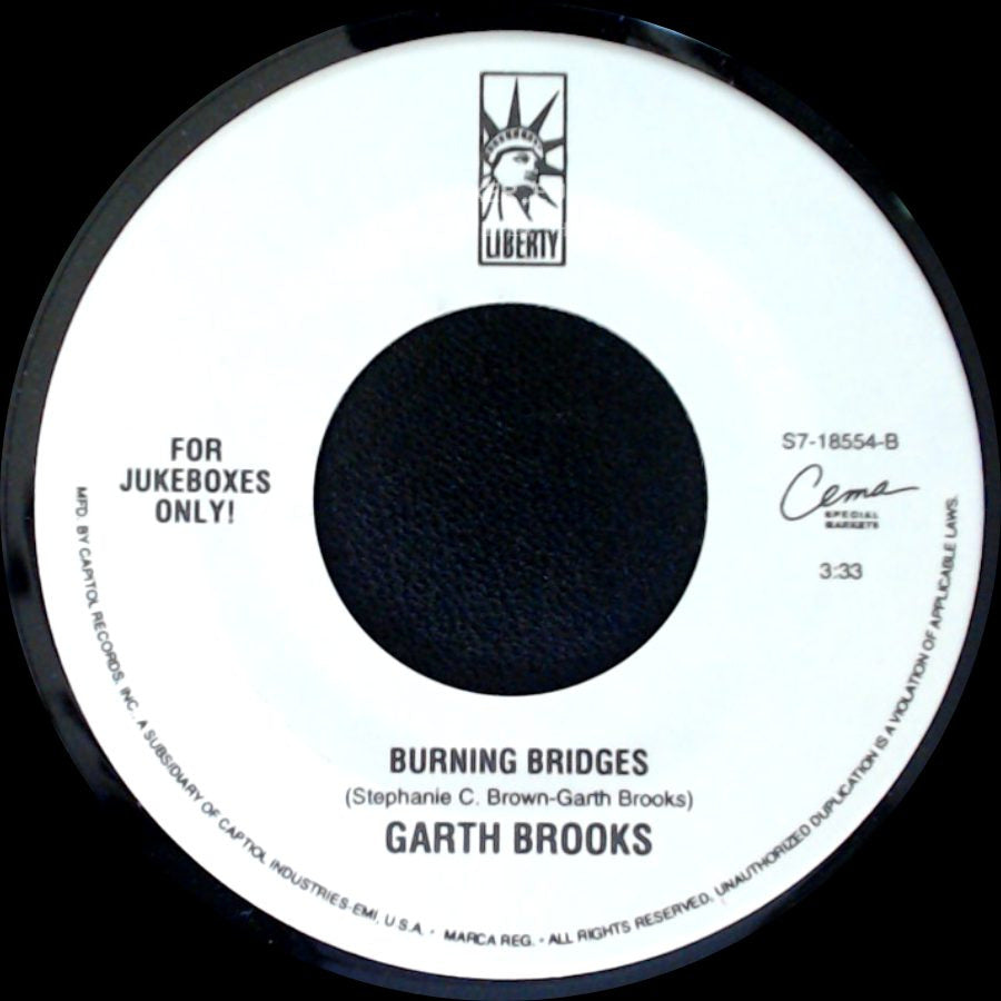 Garth Brooks - The Red Strokes / Burning Bridges side B