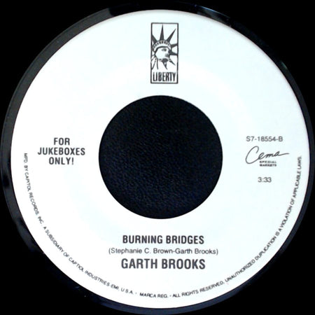 Garth Brooks - The Red Strokes / Burning Bridges side B