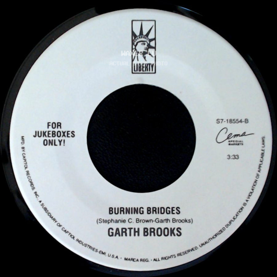 Garth Brooks - The Red Strokes / Burning Bridges side B