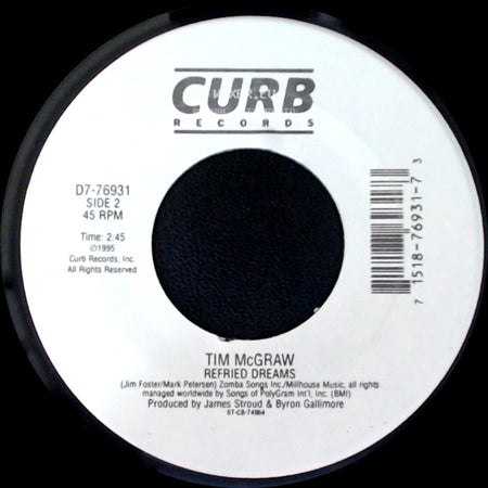Tim Mcgraw - Not A Moment Too Soon / Refried Dreams side B