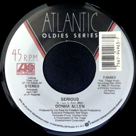 Donna Allen - Serious / Satisfied side A