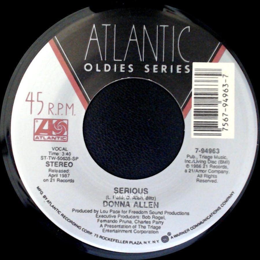 Donna Allen - Serious / Satisfied side A