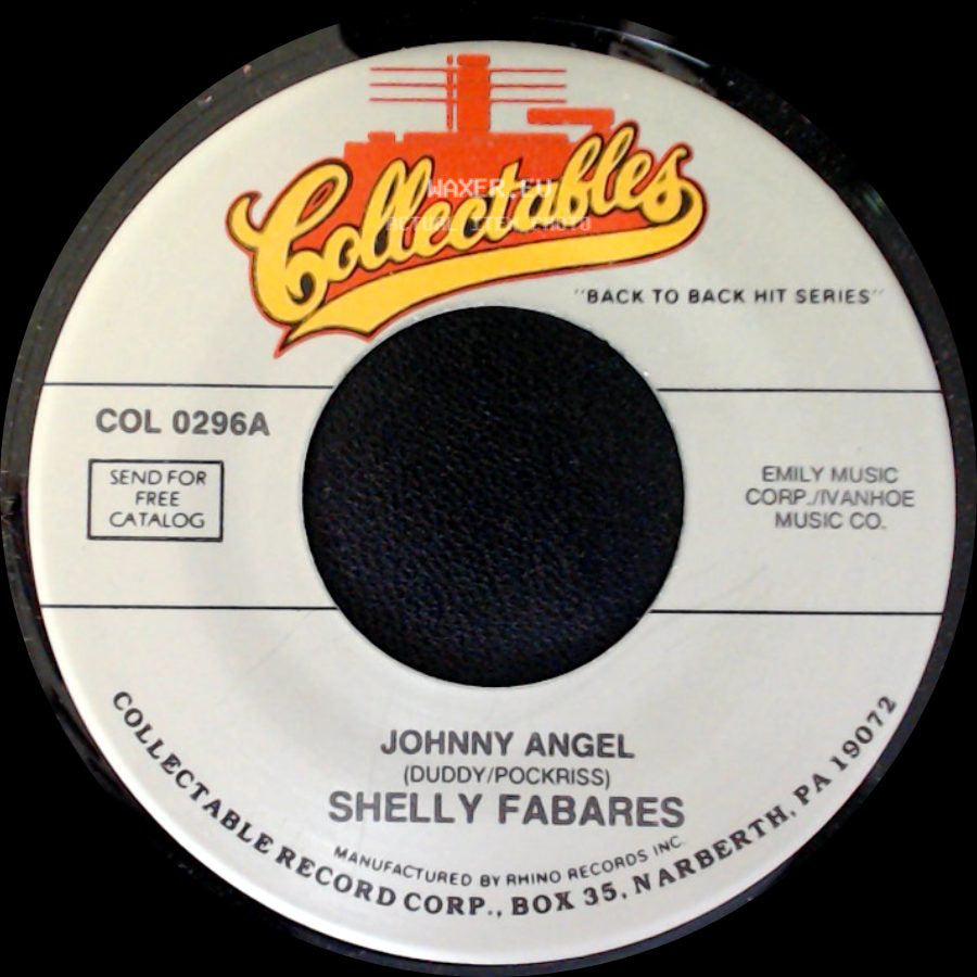 Shelly Fabares / Sandy Stewart - Johnny Angel / My Coloring Book side A