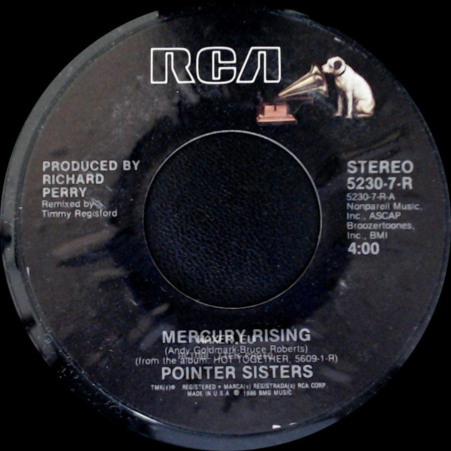 Pointer Sisters - Mercury Rising / Say The Word side A