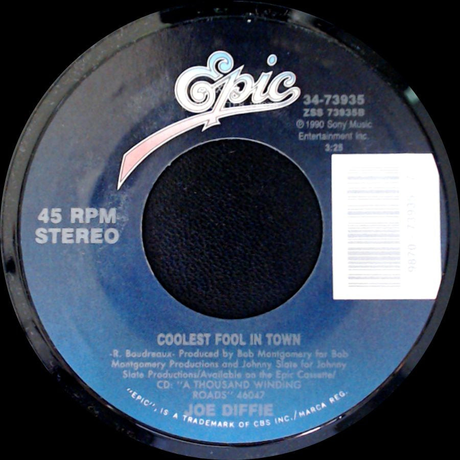 Joe Diffie - New Way (To Light Up An Old Flame) / Coolest Fool In Town side B