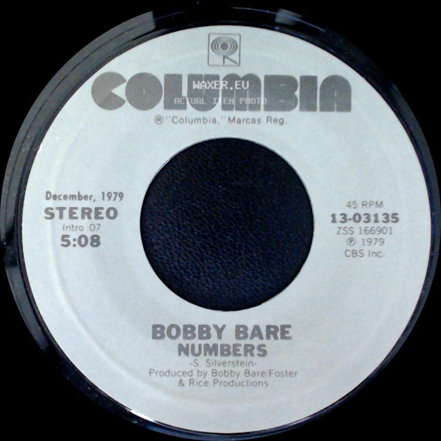 Bobby Bare - New Cut Road / Numbers side B