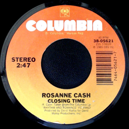 Rosanne Cash - Closing Time / Never Be You side A