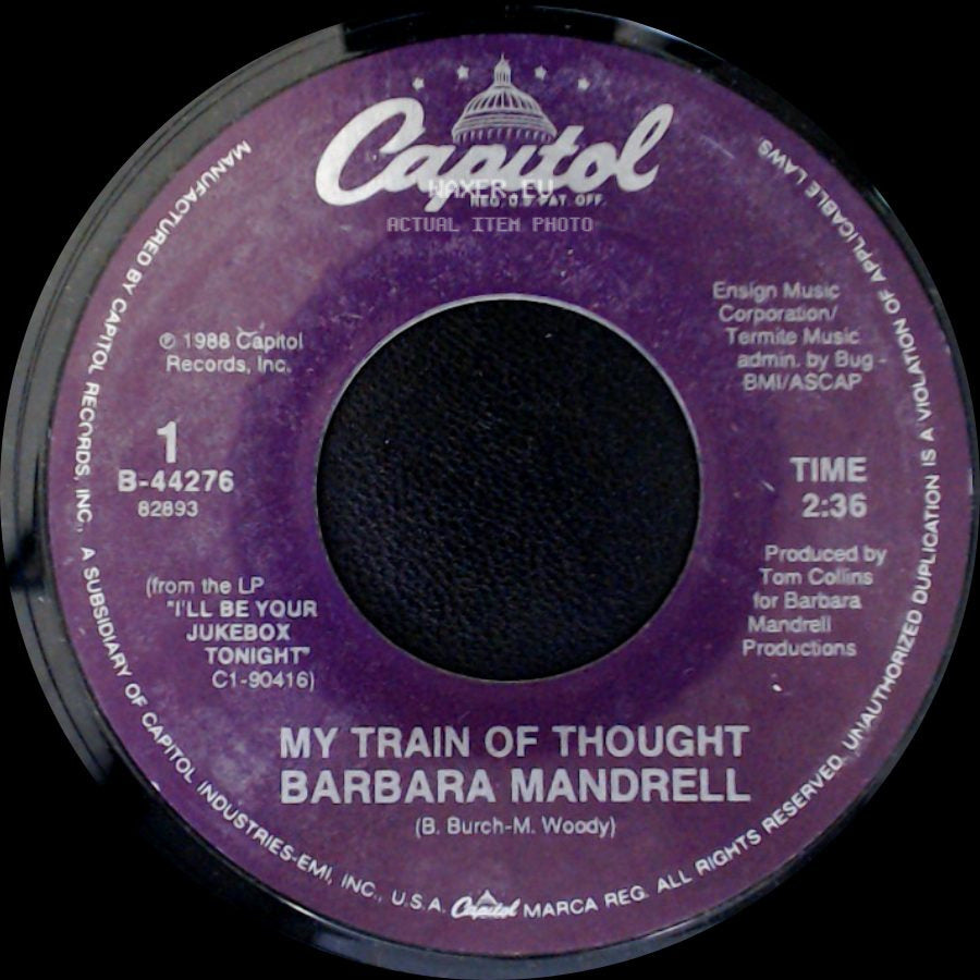 Barbara Mandrell - My Train Of Thought / Blanket Of Love side A