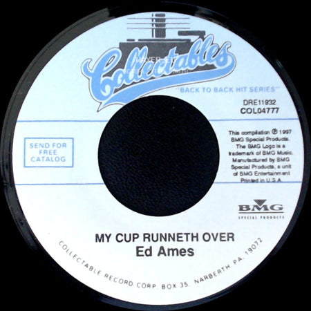 Ed Ames - My Cup Runneth Over / Try To Remember side A