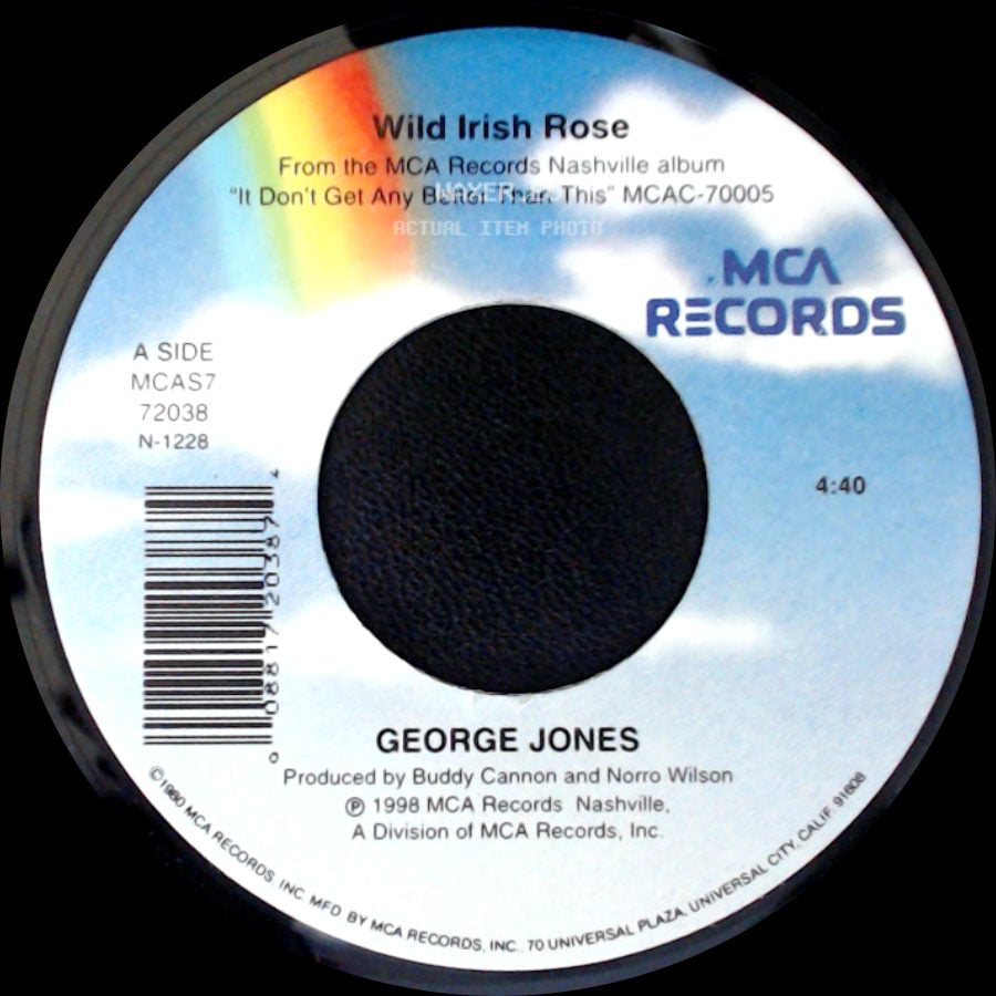 George Jones - Wild Irish Rose / No Future For Me In Our Past side A