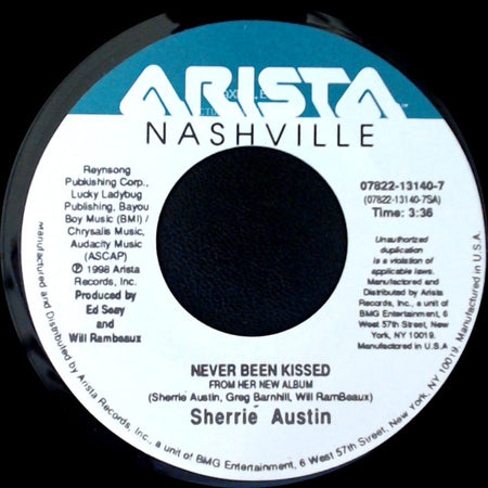 Sherrie Austin - Never Been Kissed / Words side A