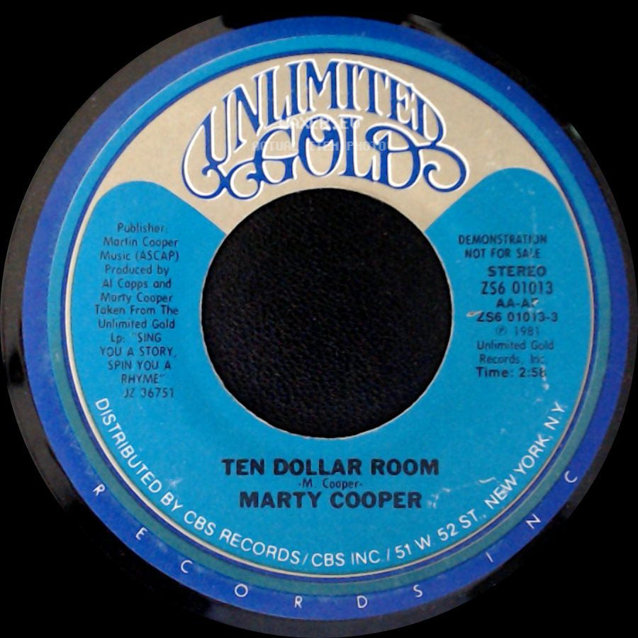 Marty Cooper - Ten Dollar Room / Ten Dollar Room side B