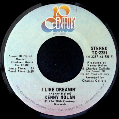 Kenny Nolan - I Like Dreamin' / Time Ain't Time Enough side A