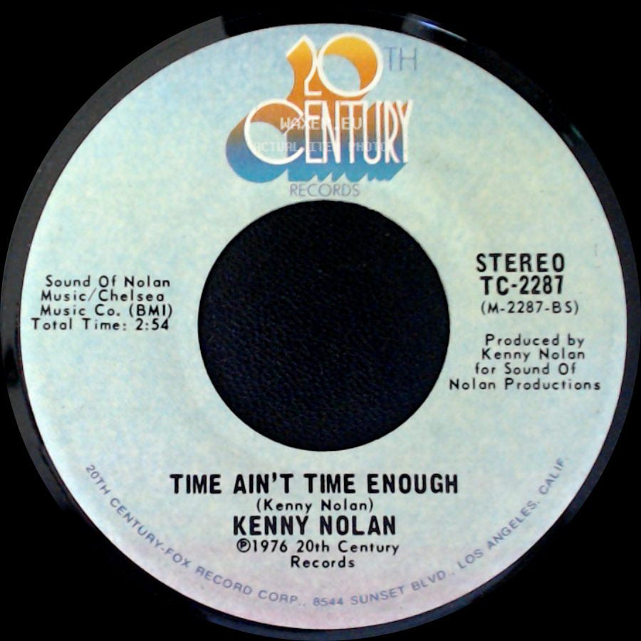 Kenny Nolan - I Like Dreamin' / Time Ain't Time Enough side B