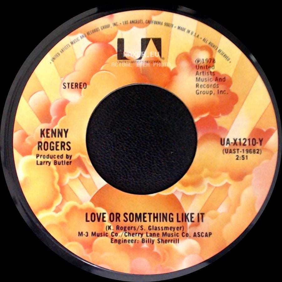 Kenny Rogers - Love Or Something Like It / Starting Again side A