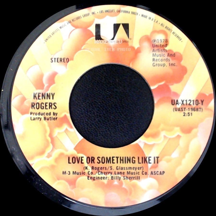 Kenny Rogers - Love Or Something Like It / Starting Again side A