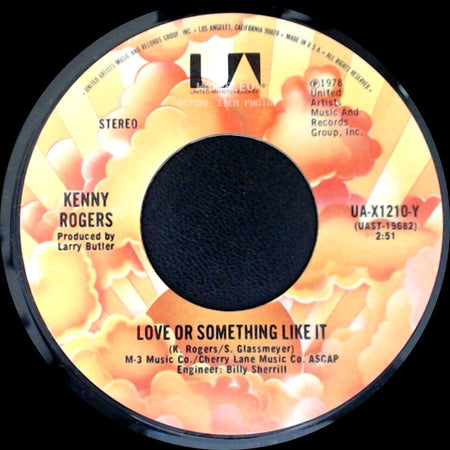 Kenny Rogers - Love Or Something Like It / Starting Again side A
