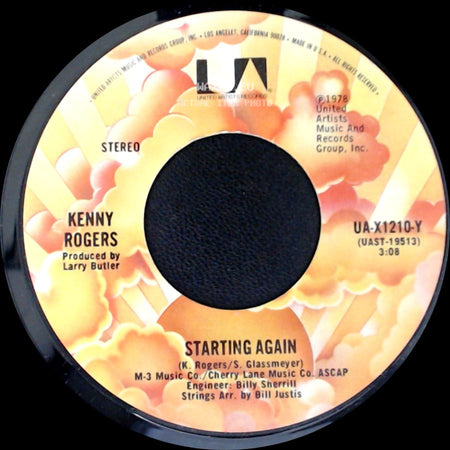 Kenny Rogers - Love Or Something Like It / Starting Again side B