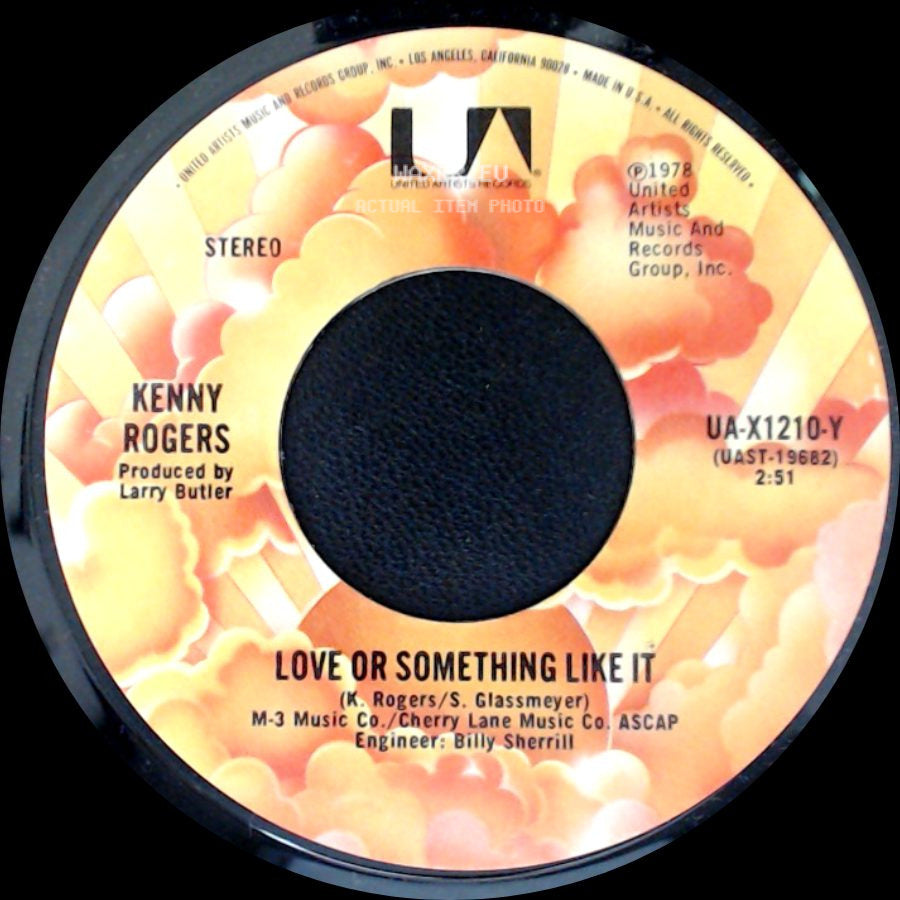 Kenny Rogers - Love Or Something Like It / Starting Again side A