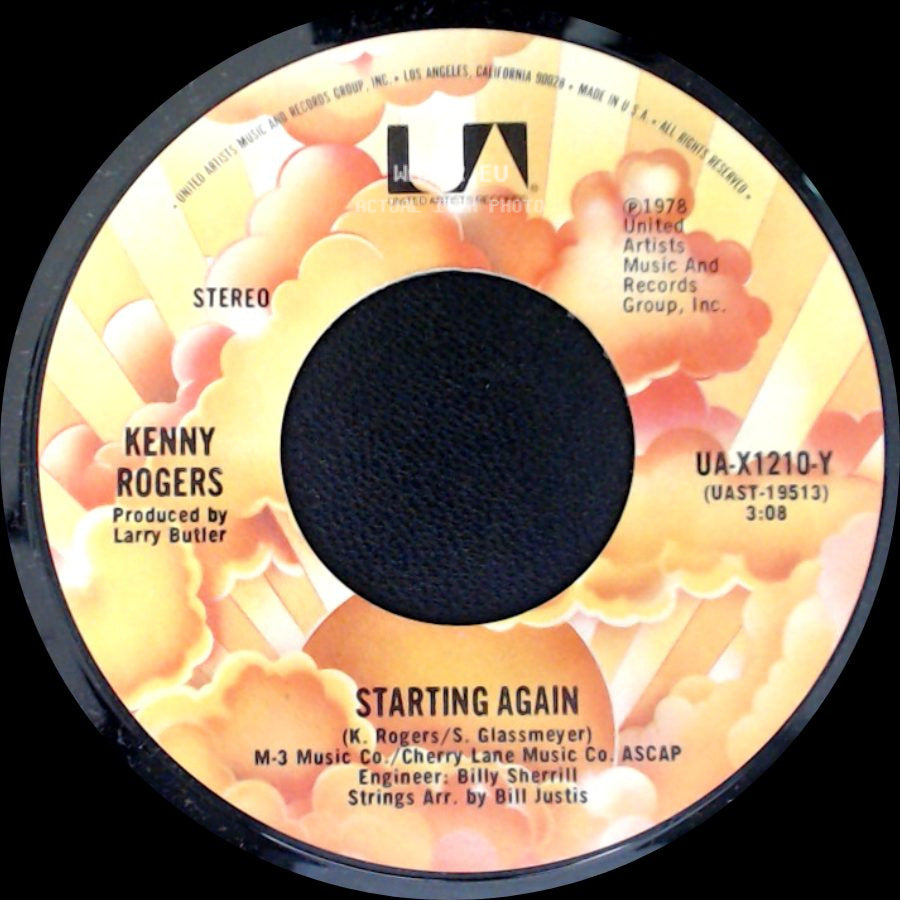 Kenny Rogers - Love Or Something Like It / Starting Again side B