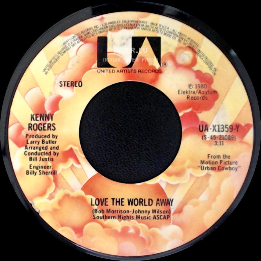 Kenny Rogers - Sayin' Goodbye / Requiem: Goin' Home To The Rock / Love The World Away side B