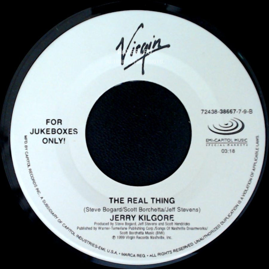 Jerry Kilgore - The Real Thing / Love Trip side A