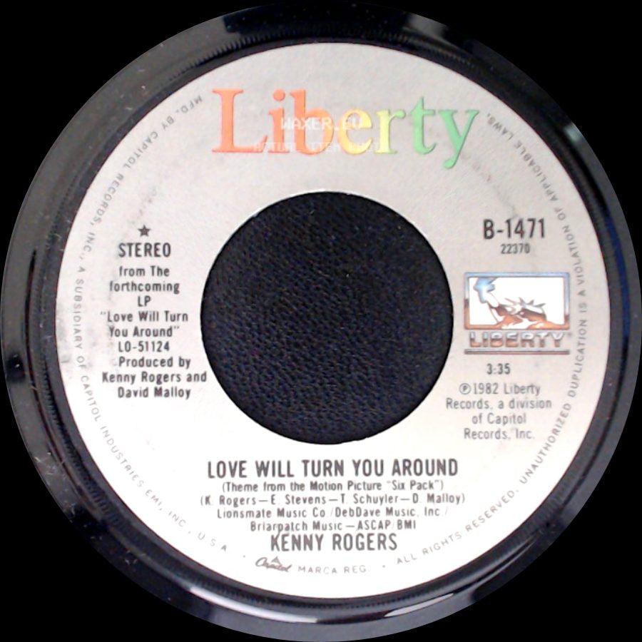 Kenny Rogers - Love Will Turn You Around / I Want A Son side A