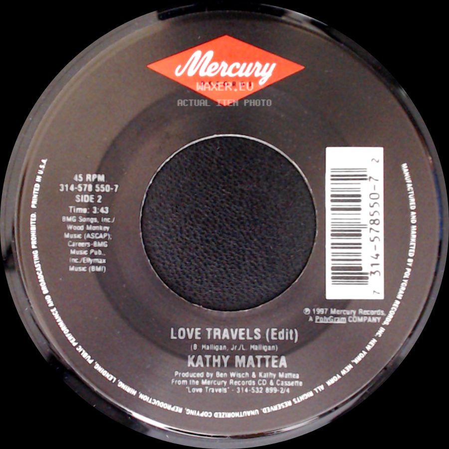 Kathy Mattea - I'm On Your Side / Love Travels (Edit) side B
