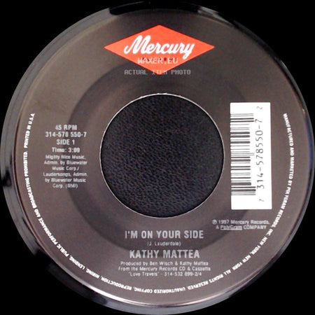 Kathy Mattea - I'm On Your Side / Love Travels (Edit) side A