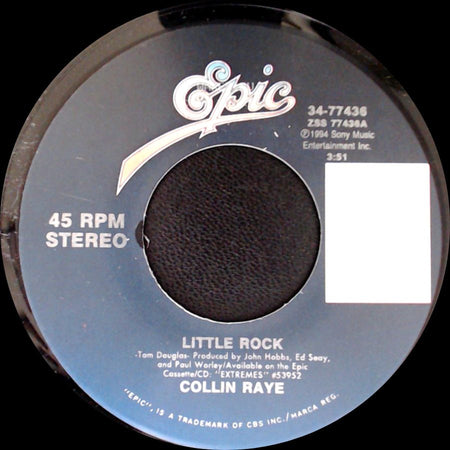 Collin Raye - Little Rock / Dreaming My Dreams With You side A