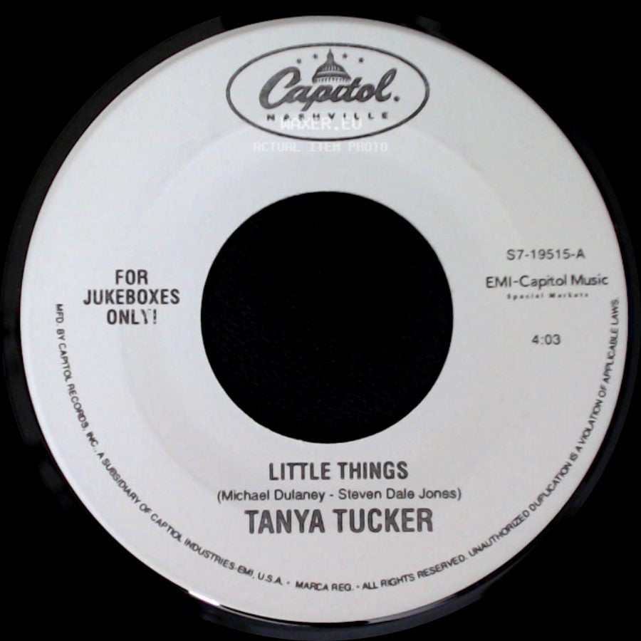 Tanya Tucker - Little Things / You Don't Do It side A