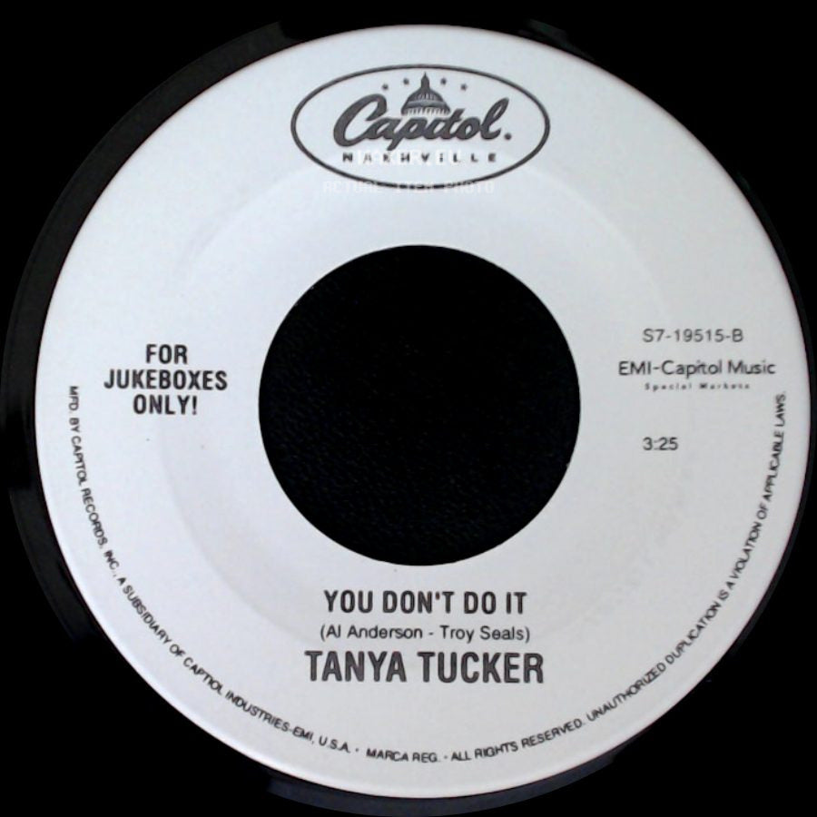 Tanya Tucker - Little Things / You Don't Do It side B
