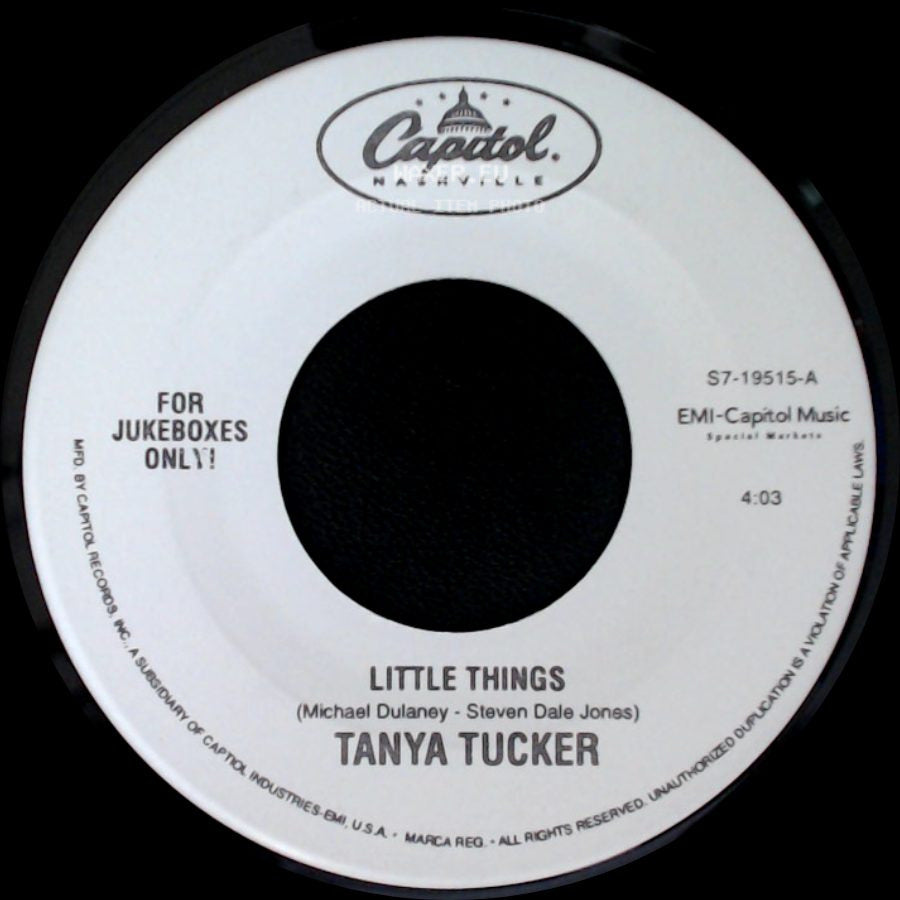 Tanya Tucker - Little Things / You Don't Do It side A