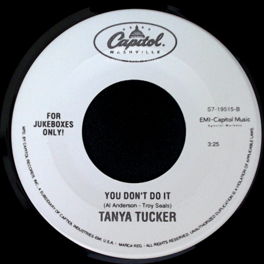 Tanya Tucker - Little Things / You Don't Do It side B