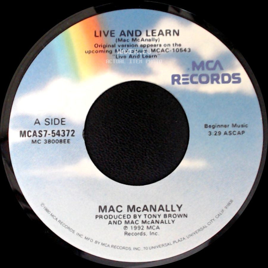 Mac Mcanally - Live And Learn / All These Years side A