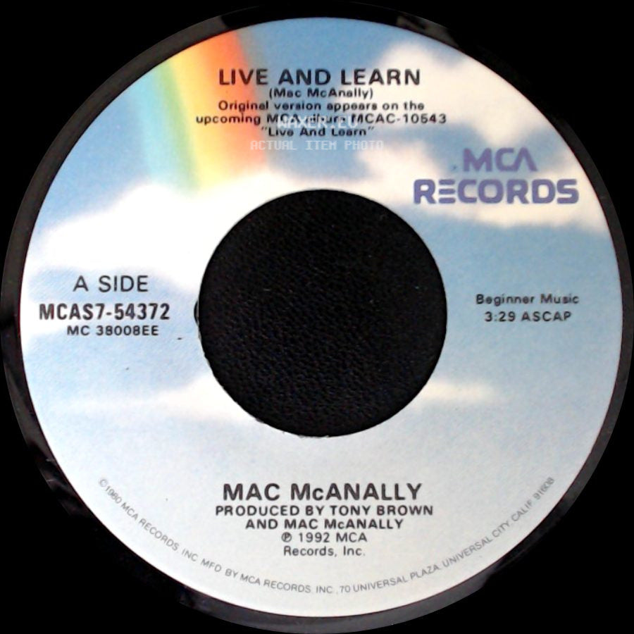 Mac Mcanally - Live And Learn / All These Years side A