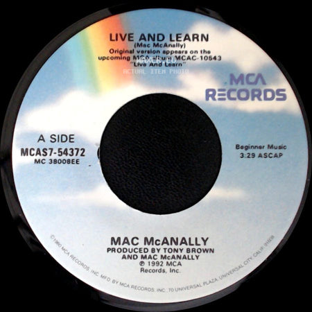 Mac Mcanally - Live And Learn / All These Years side A