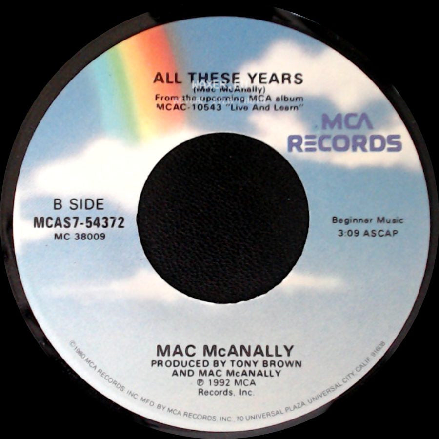 Mac Mcanally - Live And Learn / All These Years side B