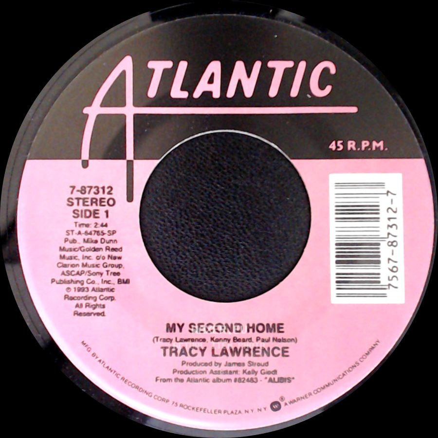 Tracy Lawrence - My Second Home / Crying Ain't Dying side A