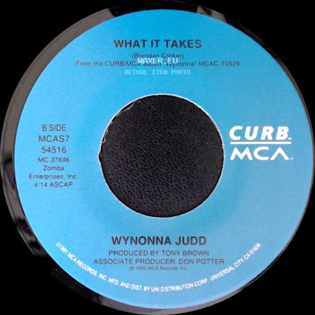 Wynonna Judd - My Strongest Weakness / What It Takes side B
