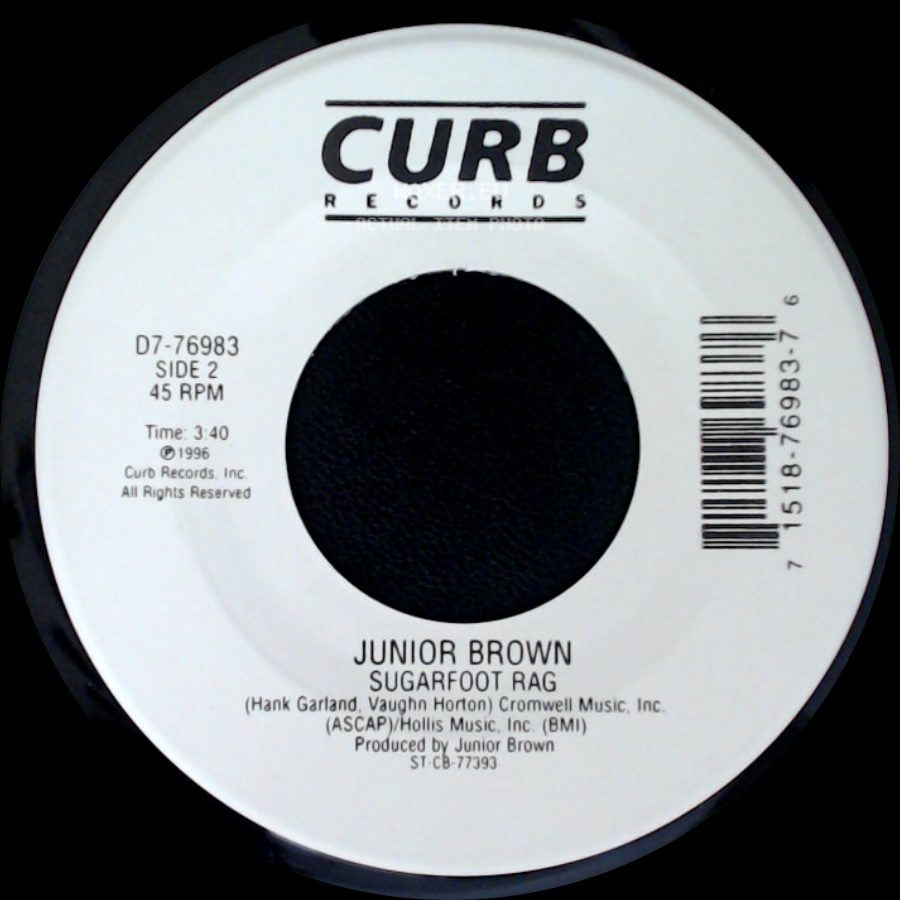 Junior Brown - My Wife Thinks You're Dead / Sugarfoot Rag side B