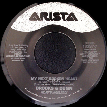 Brooks & Dunn - My Next Broken Heart / Boot Scootin' Boogie side A