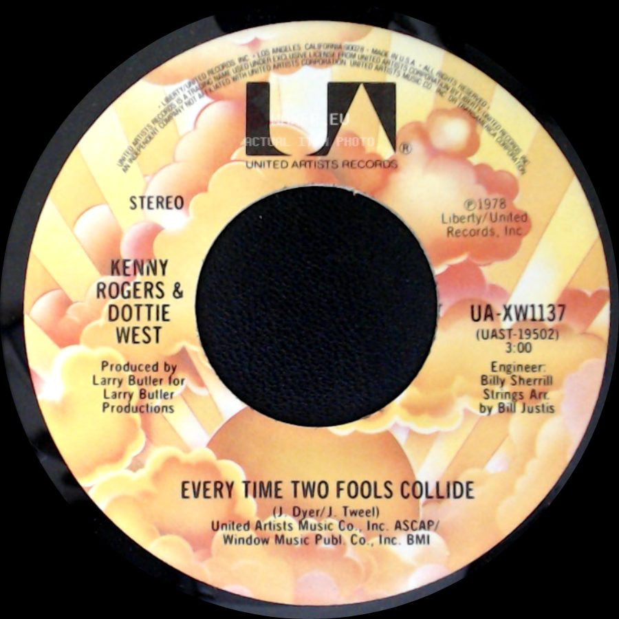 Kenny Rogers & Dottie West - Every Time Two Fools Collide / We Love Each Other side A